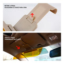 Visor Protetor Solar Quebra Sol Automotivo 12x32 Cm
