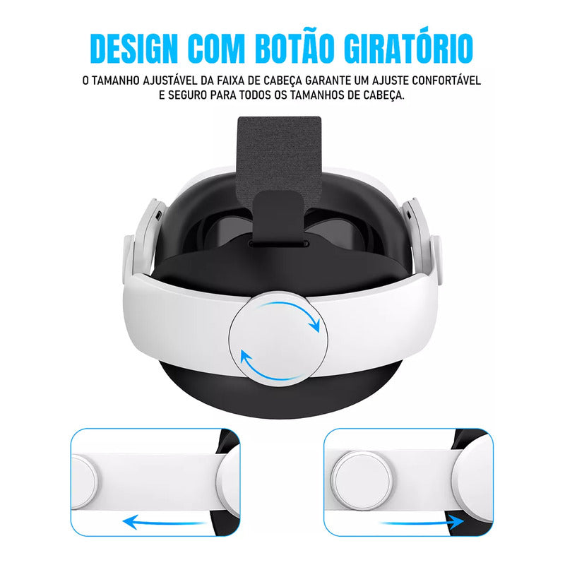 Elite Strap Premium C1 Para Meta Quest 3 Suporte Testa Vr