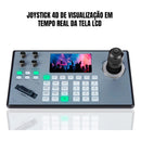 Controladora PTZ Dorn com Tela Touchscreen 7" - Android 11, Joystick 4D, Decodificação 4K e ONVIF IP