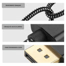 Cabo Displayport Para Hdmi 8k 2.1 Dorn 3 Metros
