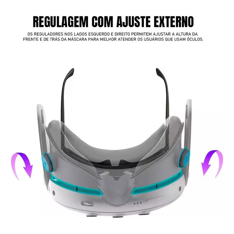 Capa Facial Com Sistema De Resfriamento Para Quest 3