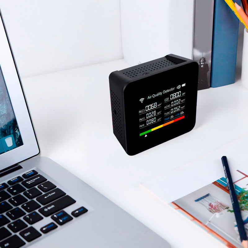 Higrômetro Dorn Co2 Pm Tvoc Usb-c Detector Poluição