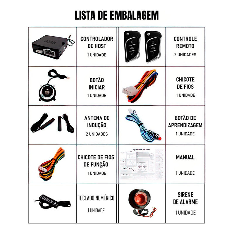 Kit Start Stop E Partida Remota Dorn 24v - Caminhão E Ônibus