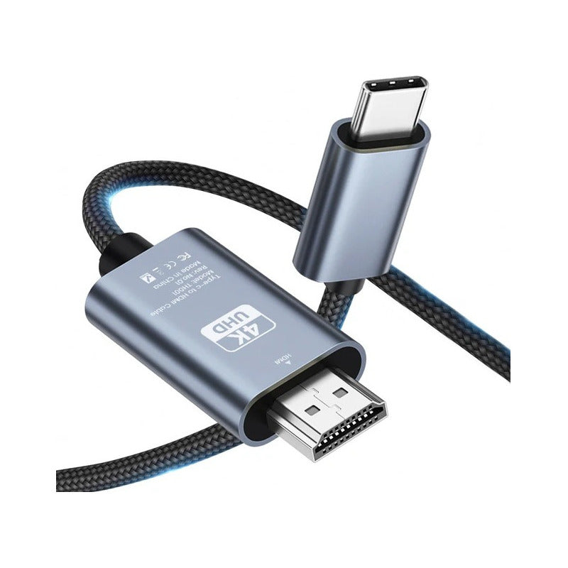 Cabo Usb-c Para Hdmi 2m 4k 60hz Dorn Ultra Silver