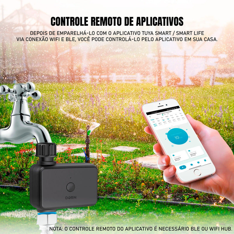 Irrigador Automático Wi-fi Temporizador Hortas E Jardins +nf