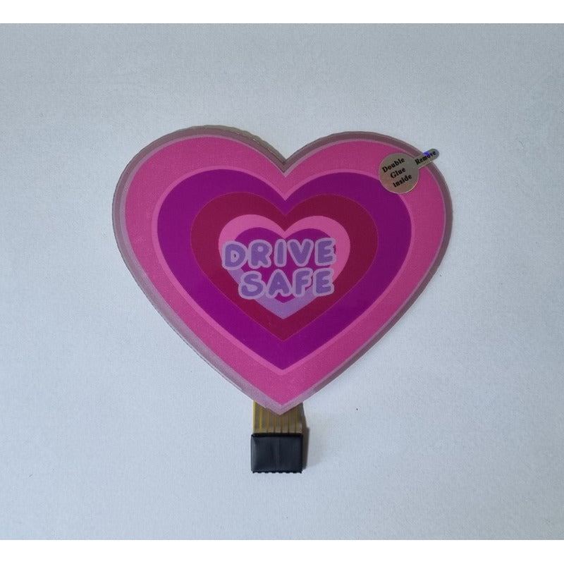 Placa Luminosa Sticker Led Adesivo Carro, parede, Pilha Aaa