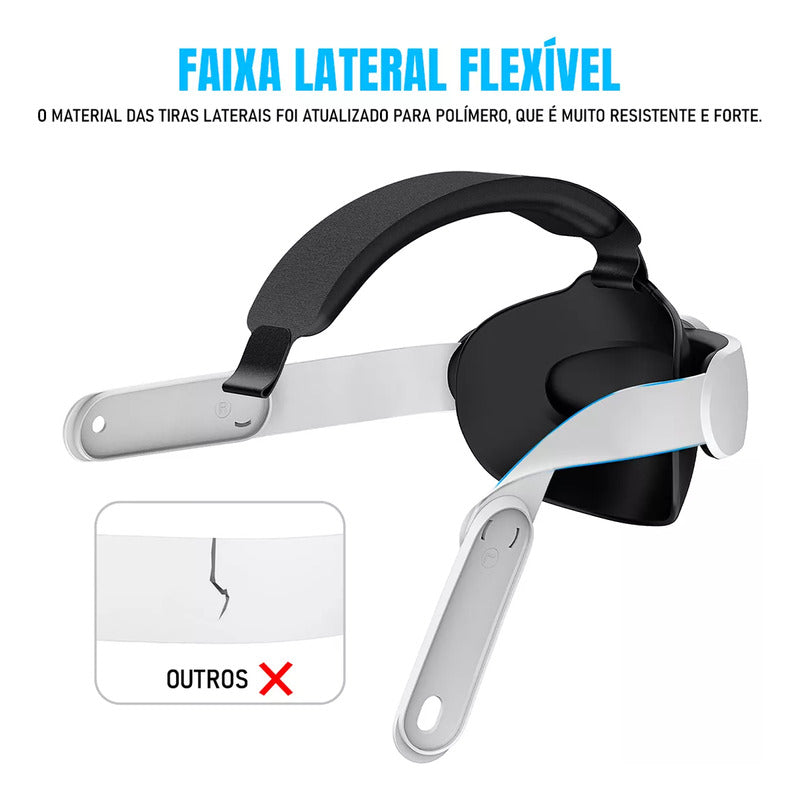 Elite Strap Premium C1 Para Meta Quest 3 Suporte Testa Vr