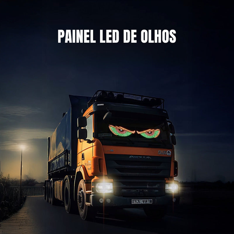 Tela Led Olhos Para Caminhões E Carros - Painel Led Virtuafx