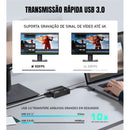 Placa de Captura de Vídeo Dorn 4K HDMI - Streaming e Gravação 1080p 60fps Profissional