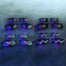 Óculos Led Bluetooth Festa Rave Balada Dj - Virtua Fx Cor Preto
