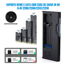 Teclado Magic Dorn para iPad Mini 6 / 7 - Touchpad, RGB Retroiluminado e Capa 360°