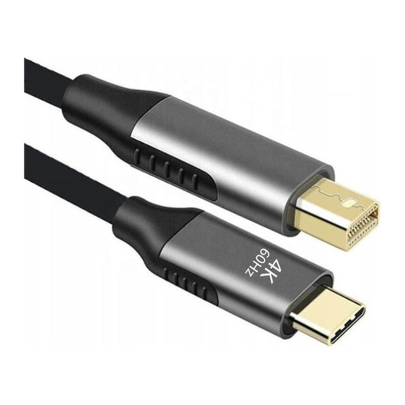 Cabo Usb-c Tipo C Para Mini Displayport Macho 4k Com Nota