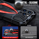 Capa Blindada Virtuafx Para iPhone 13 A 16 Pro Max Alumínio