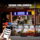 Par 2 Telas de LED Flexíveis OLED Virtua FX - Controle por App, USB 5V, Carro/Caminhão, Brilho Superior