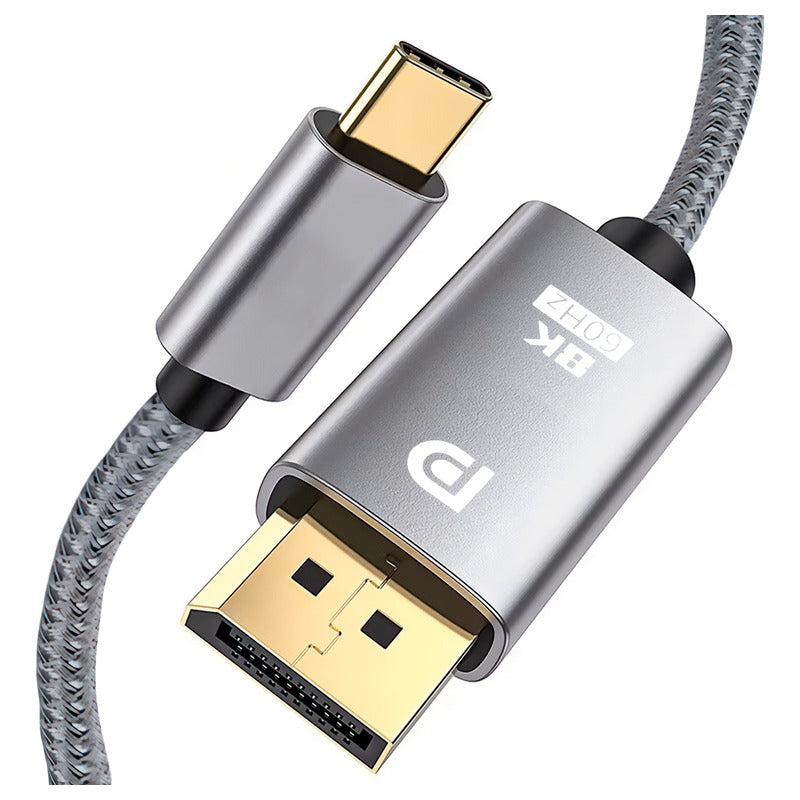 Adaptador Dorn Usb-c Para Displayport 8k Blindado 2m.
