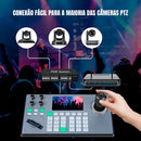 Controladora PTZ Dorn com Tela Touchscreen 7" - Android 11, Joystick 4D, Decodificação 4K e ONVIF IP
