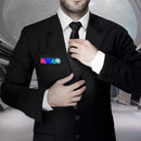 Mini Placa LED Virtua FX USB Personalizável - Crachá Digital, Bateria 25 Horas e Recarga Rápida