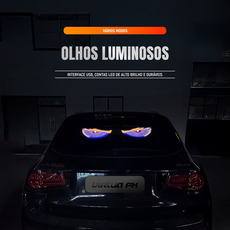 Tela Led Olhos Para Caminhões E Carros - Painel Led Virtuafx