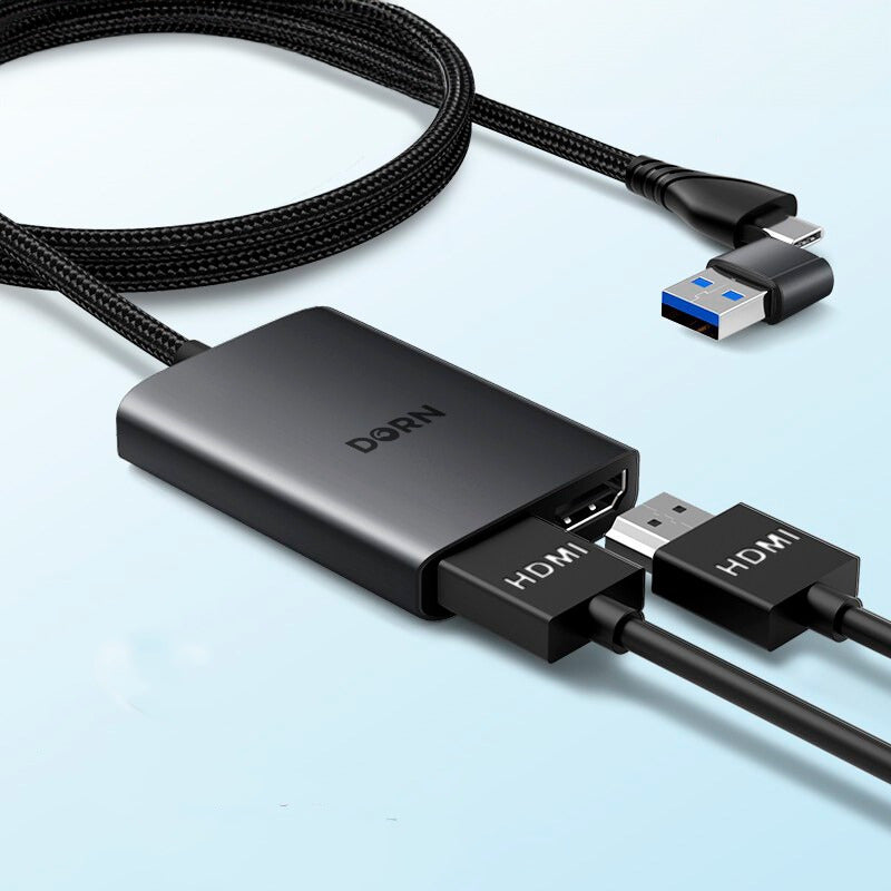 Adaptador Usb 3.0 1x2 Duplo Hdmi P/ Extensor De Tela Windows