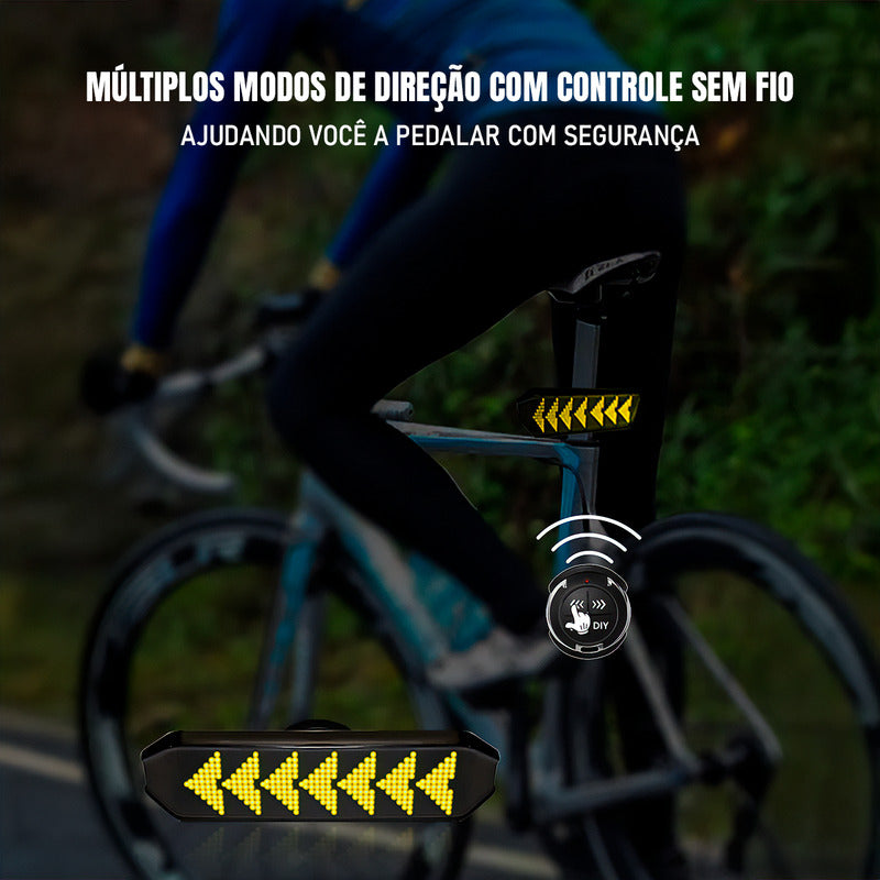 Lanterna Bicicleta Led Sinalizador Bike Iluminação Via App