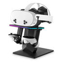 Base Dock Carregamento VR Virtua FX - Suporte Meta Quest 3/2/Pro, USB-C Magnético e Iluminação RGB