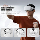 Strap de Conforto Virtua FX Ergonômico para Meta Quest 2 - Alças Ajustáveis e Botão de Precisão