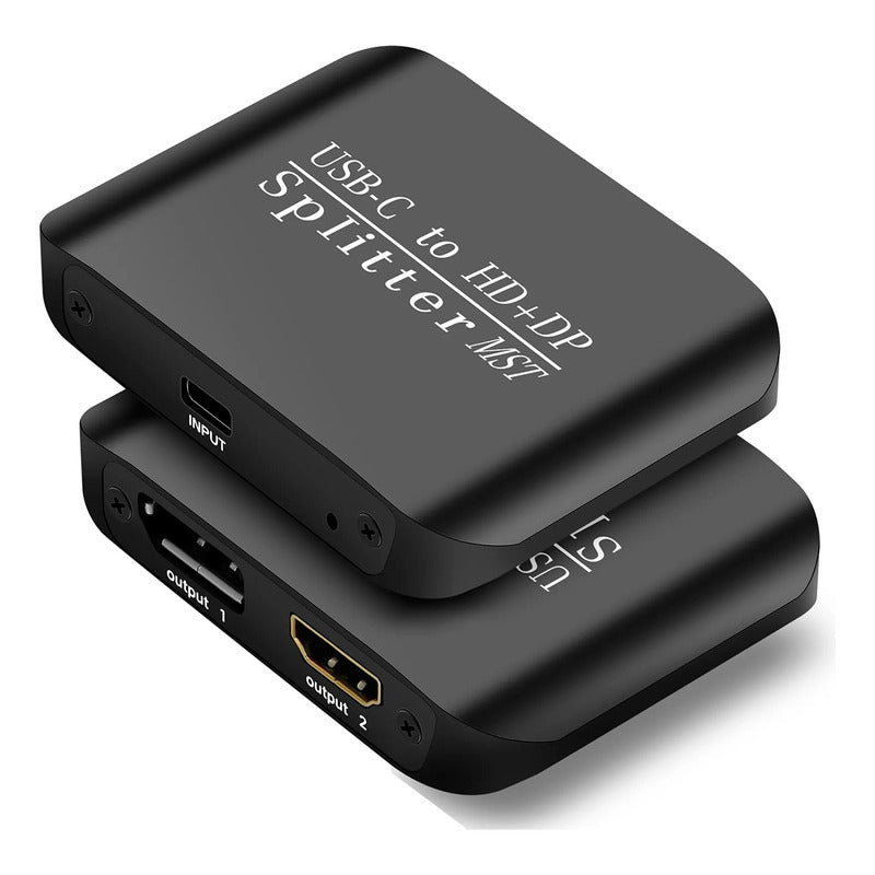 Hub Adaptador Displayport Para Hdmi Displayport Mst 2 Telas