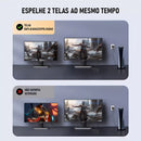 Splitter Divisor Dorn Hdmi 2.1 1x2 48gbps 5mm