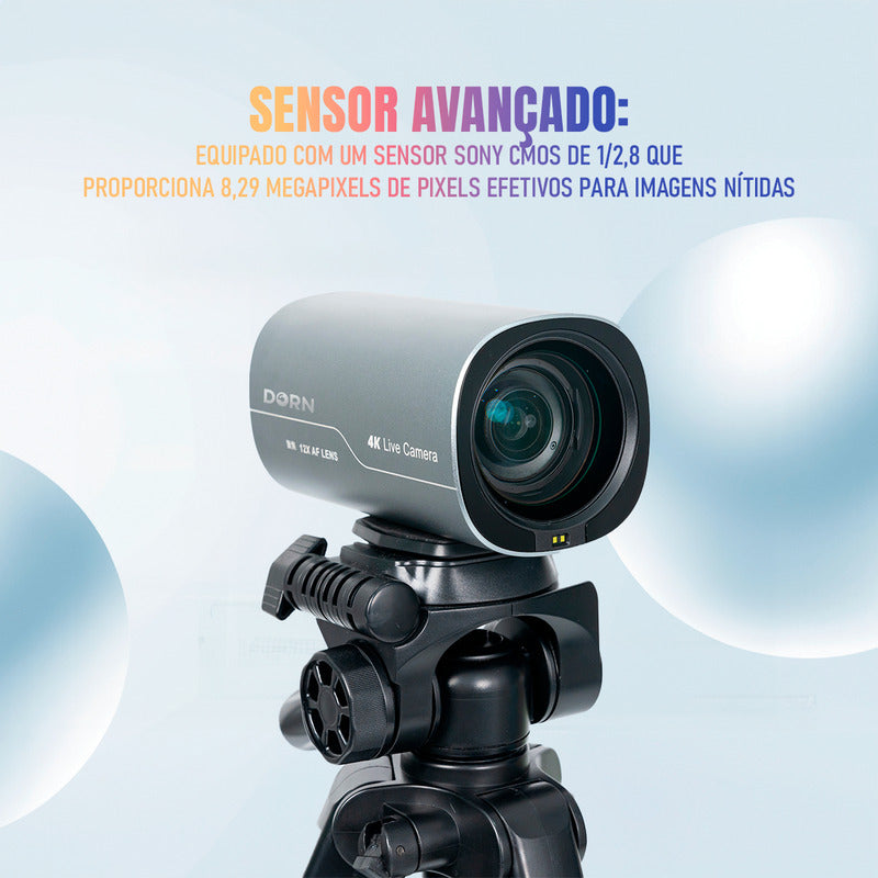Webcam Streamcam Vertical Dorn 4k 12x Hdmi Poe 9:16