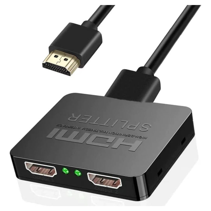 Splitter Divisor Hdmi 1x2 4k 1080 120hz Hdcp 3d Amplificador