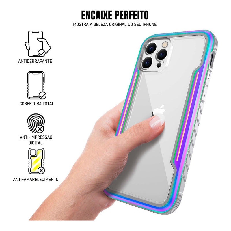 Case Anti Impacto Dorn Samsung Galaxy S24 S25 Ultra Plus - Proteção Militar Transparente 1,8m