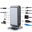 Dock Station Hdmi Usb-c Thunderbolt Hdmi 4k Rj45 100w - Dorn