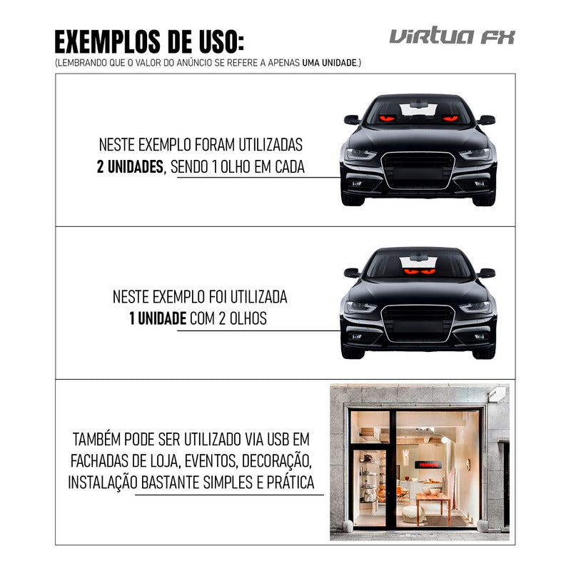 Tela Led Flexível 20x10cm - Imagens E Animações