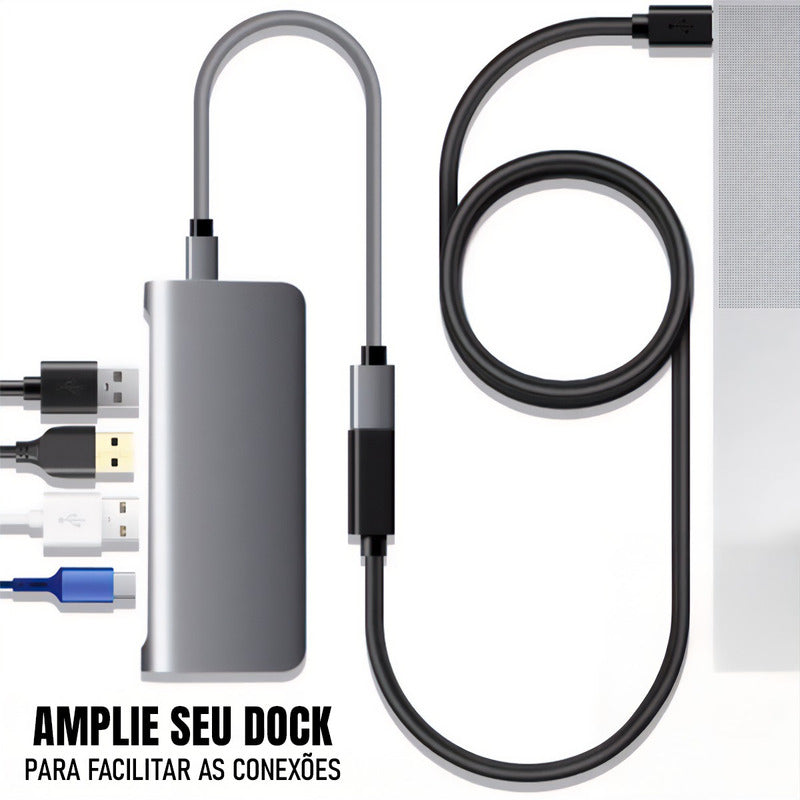 Cabo Extensor Usb-c Dorn 5m Blindado 10gpbs