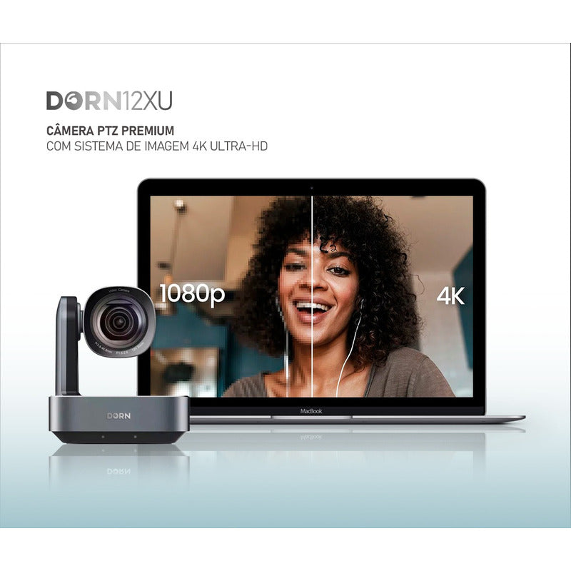 5x Câmeras Robótica Dorn Ptz 4k 12x Ndi Hx2 + Controladora