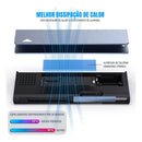 Teclado Magic Dorn para iPad Mini 6 / 7 - Touchpad, RGB Retroiluminado e Capa 360°