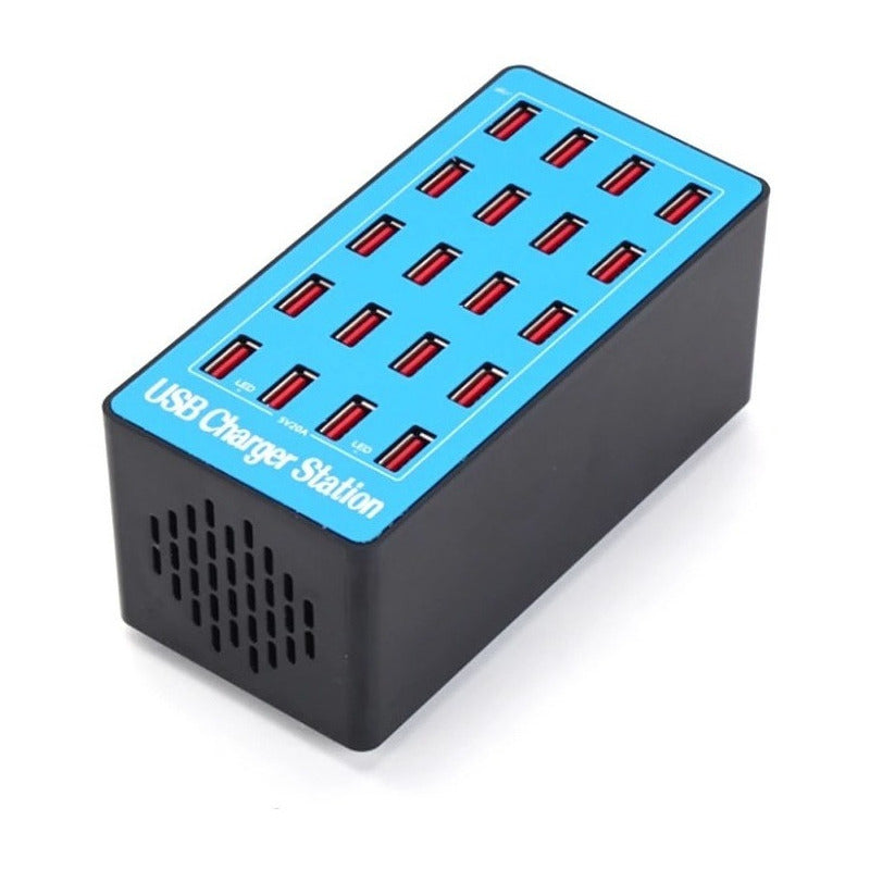 Estação Carregamento Inteligente 20 Portas Usb Turbo Dorn.