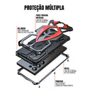 Capa Dorn Grau Militar Samsung Galaxy S24 S23 Ultra - Alumínio, Antichoque Extremo e Outdoor