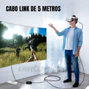 Cabo Link Para Quest 5 Metros Com Entrada De Carregamento Nf