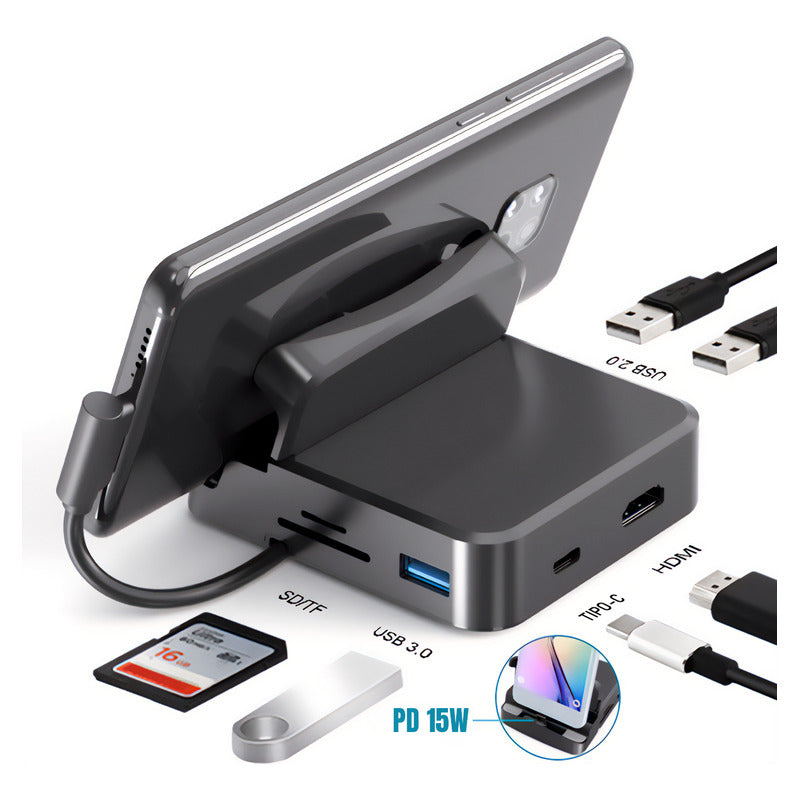 Dock Station Dex Para Android Com Hdmi 4k / Usb 3.0 / Sd