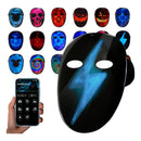 Máscara LED Virtua FX com Reconhecimento de Voz - 3.600 LEDs RGB e App para Festas e Cosplay