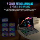 Teclado Magic Dorn DOQO para iPad Mini 6 / 7 - Touchpad, RGB Retroiluminado e Capa 360°