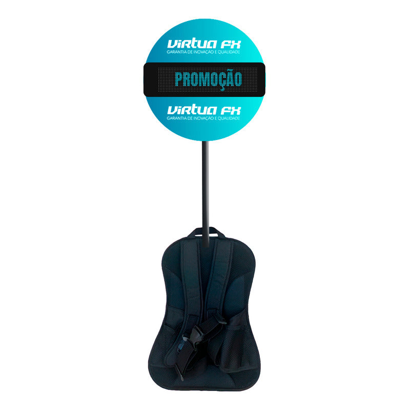 Mochila Pirulito Eventos Ações + Painel Led Personalizável