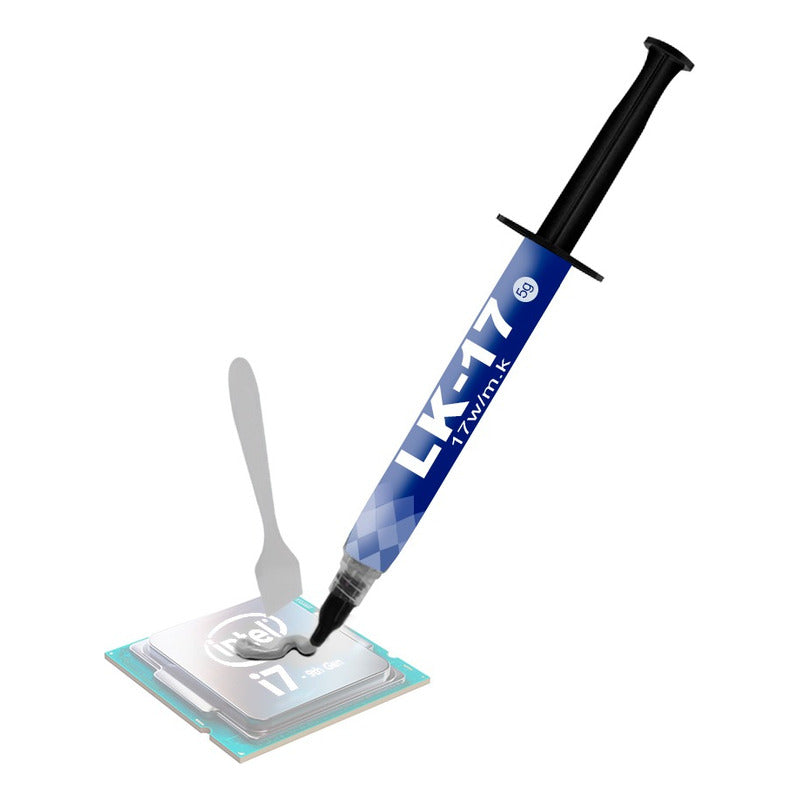 Pasta Térmica Dorn LK 17+ Platinum - 17 W/m-K, Grafeno, Desempenho Térmico Superior 5g