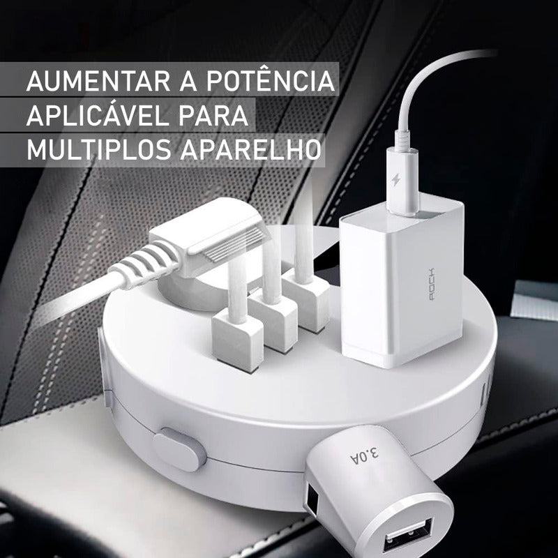 Inversor Conversor Tomada Carro 550w 12v P/220v Usb Veicular
