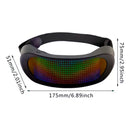 Óculos Led Rgb Bluetooth Festa Dj Carnaval - Virtua Fx