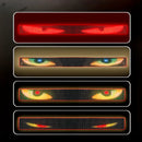 Tela de LED Flexível OLED 120x17cm Virtua FX com Controle Remoto - 12V/24V, Alta Visibilidade para Carros e Caminhões