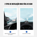 Computador de Bordo Dorn OBD2 Universal - HUD 2 em 1, Leitura de RPM, Temperatura, GPS e Alertas