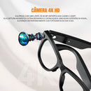 Óculos Inteligênte Virtuafx M1 Dual Mic - Câmera Tradução Ai