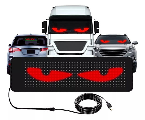 Tela de LED Flexível Automotiva Virtua FX Controlada por App Celular